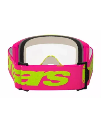Мотокрос очила ALPINESTARS VISION 5 WORDMARK PINK/YLW CLEAR