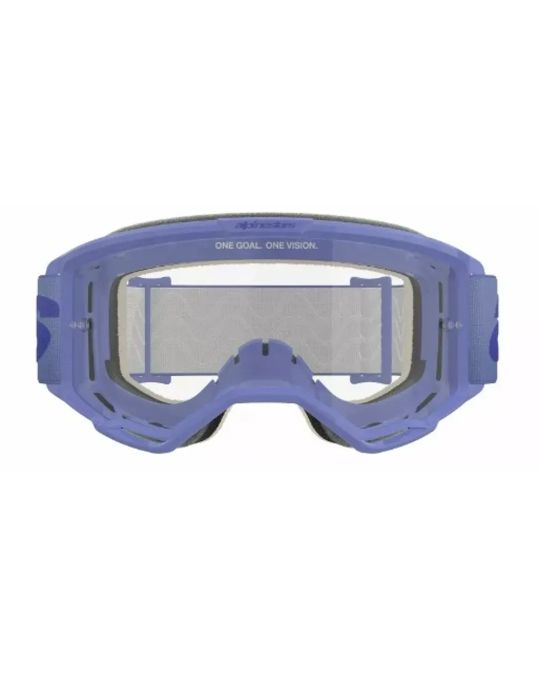Мотокрос очила ALPINESTARS VISION 5 WORDMARK PURPLE CLEAR