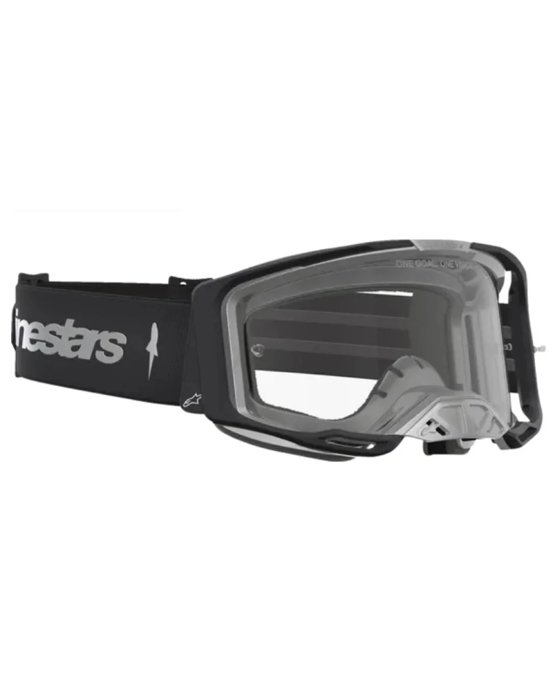 Мотокрос очила ALPINESTARS VISION 8 AMBER BLK/SIL/CLR