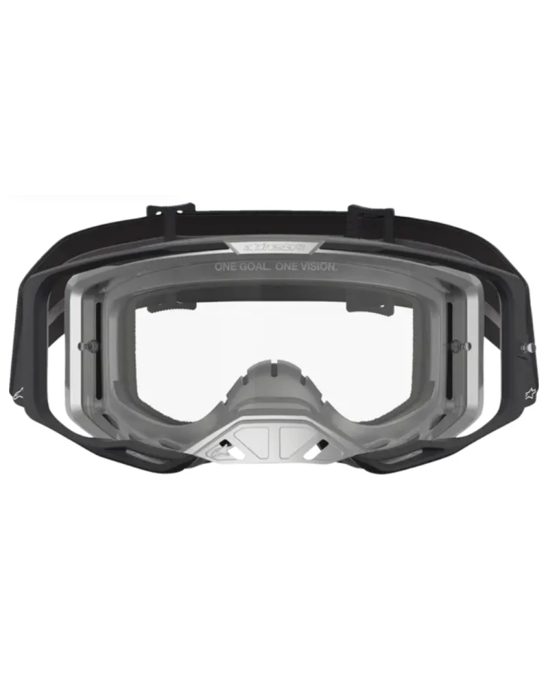 Мотокрос очила ALPINESTARS VISION 8 AMBER BLK/SIL/CLR