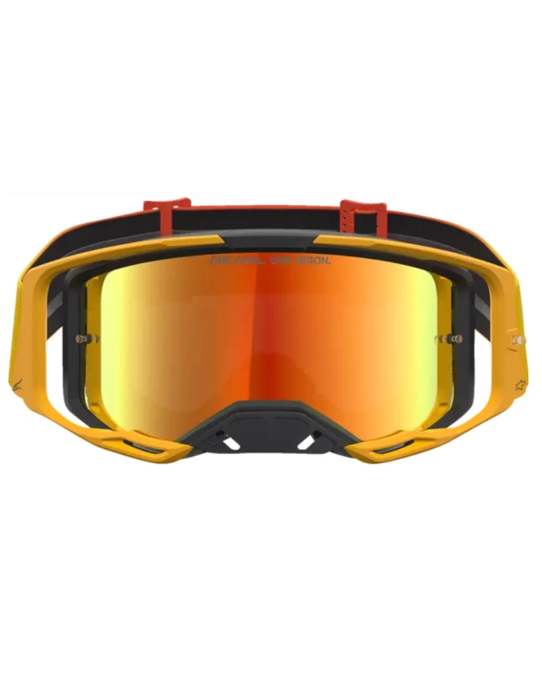 Мотокрос очила ALPINESTARS VISION 8 AMBER FIRE RED BLK MIRROR-RED