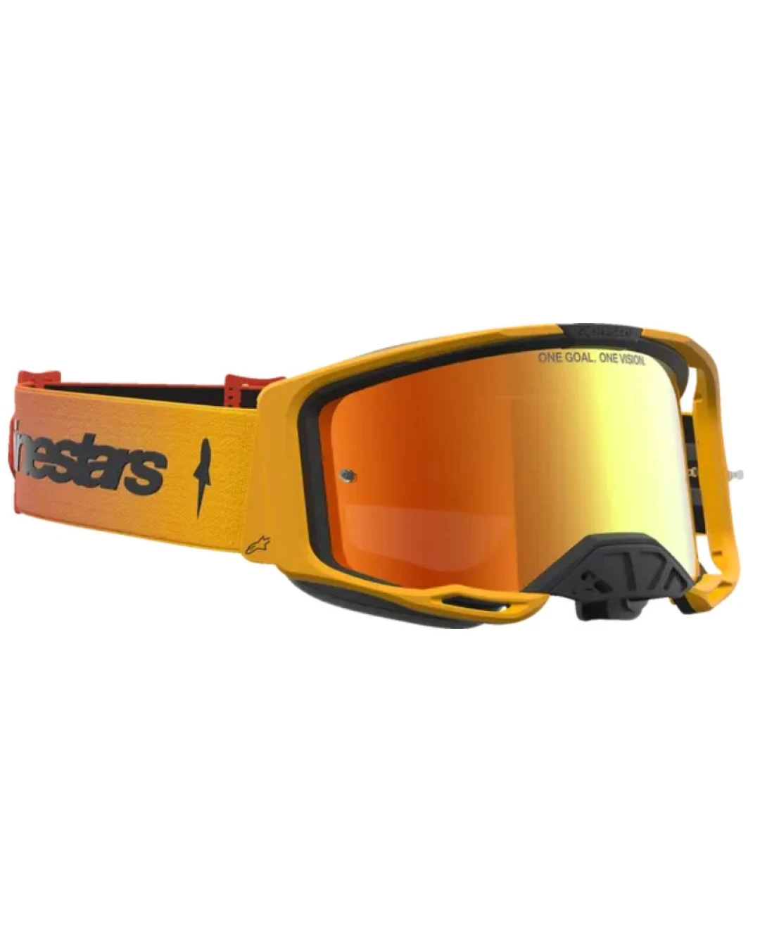 Мотокрос очила ALPINESTARS VISION 8 AMBER FIRE RED BLK MIRROR-RED