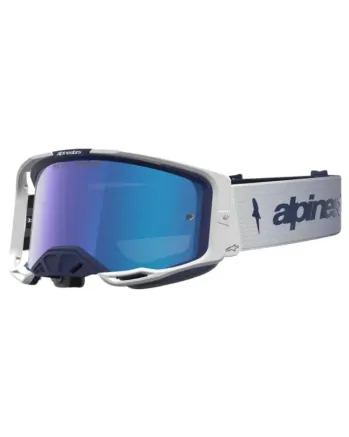 Мотокрос очила ALPINESTARS VISION 8 AMBER NVY/WHT/MIRR-BLUE