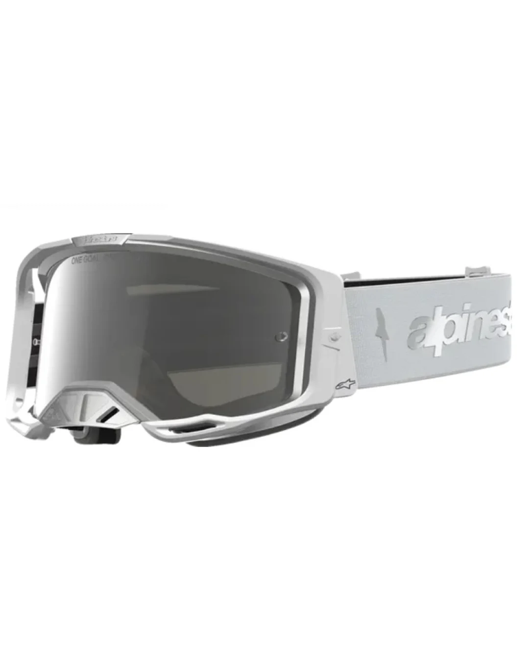 Мотокрос очила ALPINESTARS VISION 8 AMBER WHT SILVER MIRROR-SILVER