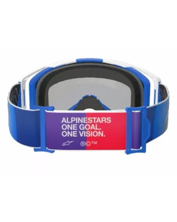 Мотокрос очила ALPINESTARS VISION 8 CORP BL/WT MIRROR-BLUE