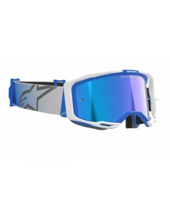 Мотокрос очила ALPINESTARS VISION 8 CORP BL/WT MIRROR-BLUE