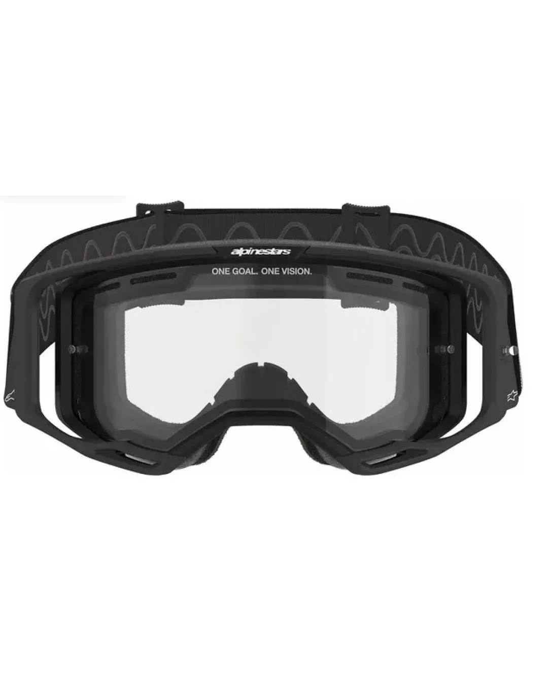 Мотокрос очила ALPINESTARS VISION 8 CORP BLACK CLEAR