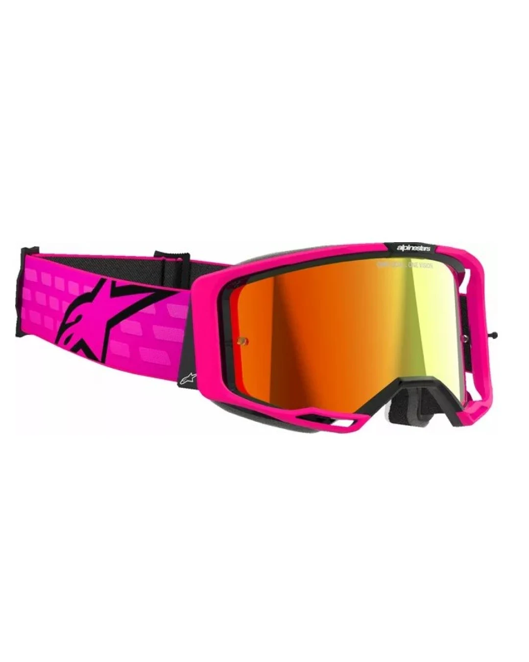 Мотокрос очила ALPINESTARS VISION 8 CORP PINK MIRROR-RED