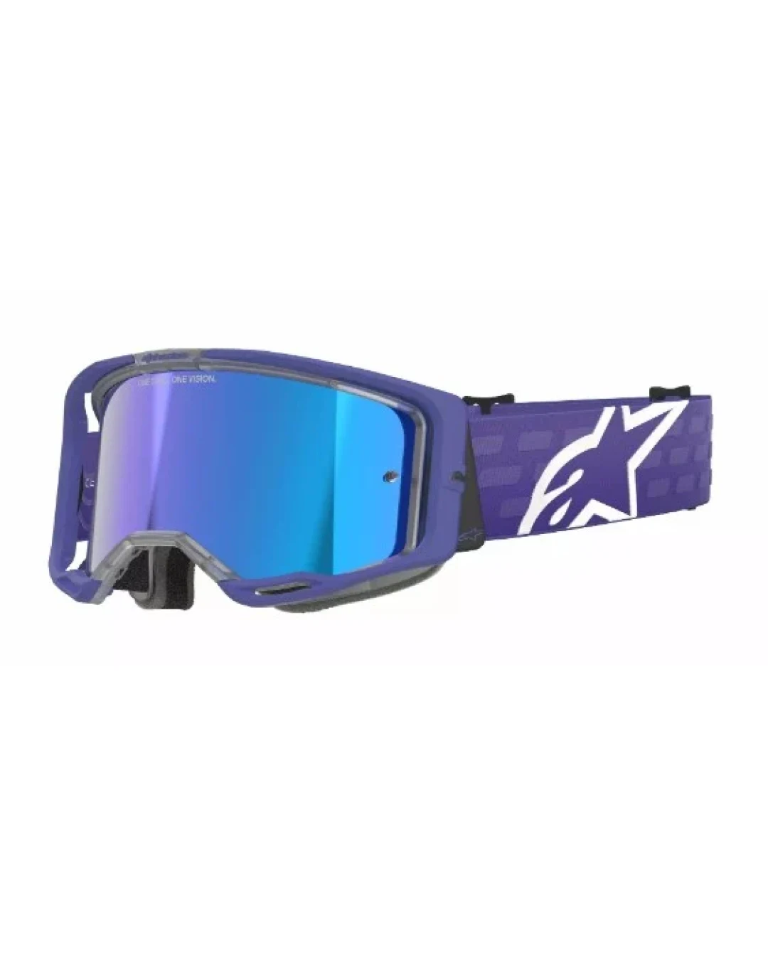 Мотокрос очила ALPINESTARS VISION 8 CORP PURPLE MIRROR-BLUE