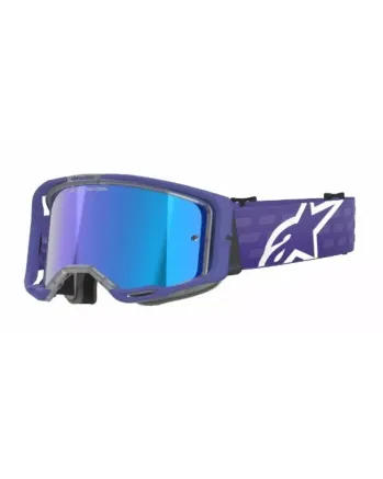 Мотокрос очила ALPINESTARS VISION 8 CORP PURPLE MIRROR-BLUE