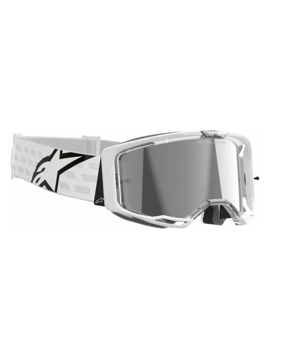 Мотокрос очила ALPINESTARS VISION 8 CORP WHT MIRROR-SILVER
