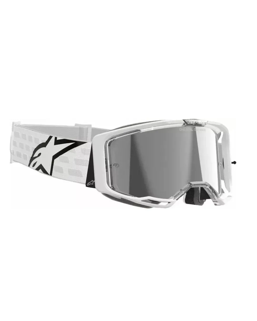 Мотокрос очила ALPINESTARS VISION 8 CORP WHT MIRROR-SILVER