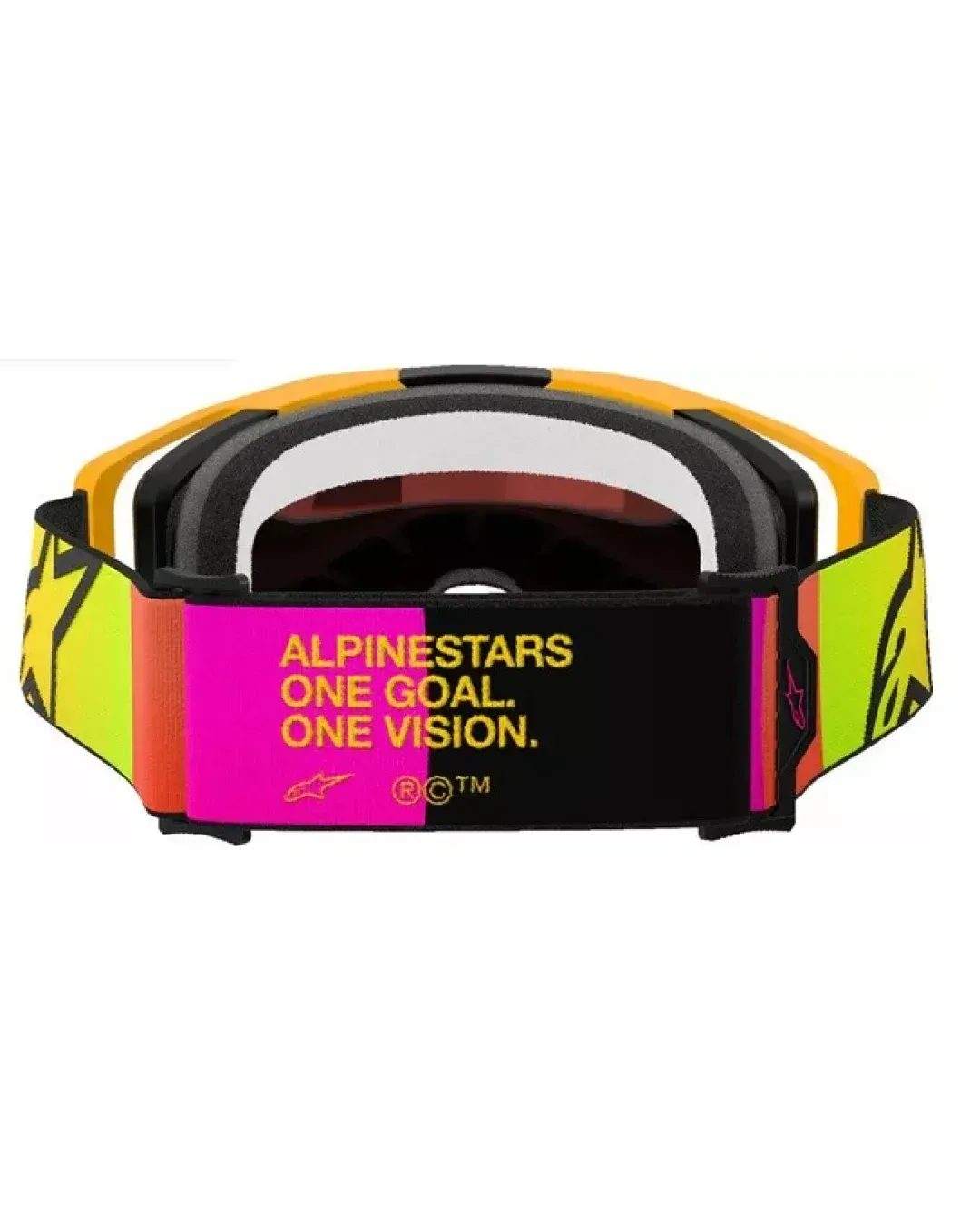 Мотокрос очила ALPINESTARS VISION 8 CORP YLW/PINK MIRROR-RED