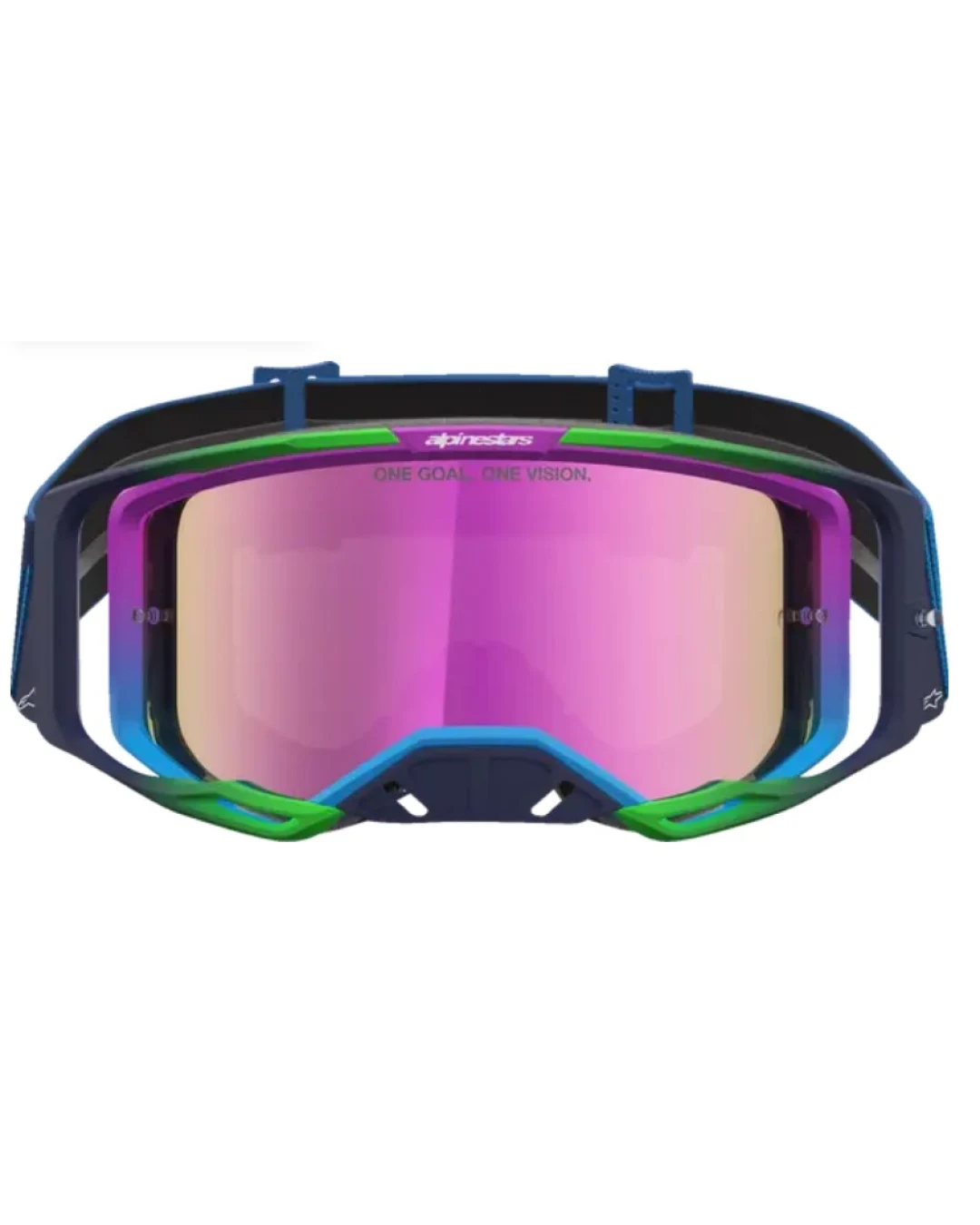 Мотокрос очила ALPINESTARS VISION 8 MAVEN BLITHE BLUE PUR MIRROR-PINK