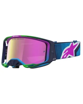 Мотокрос очила ALPINESTARS VISION 8 MAVEN BLITHE BLUE PUR MIRROR-PINK