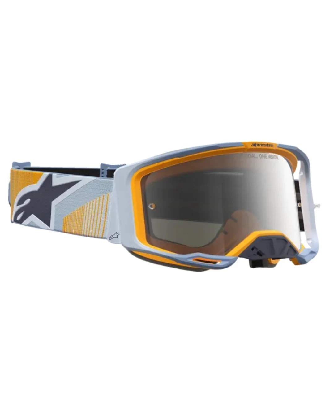 Мотокрос очила ALPINESTARS VISION 8 MAVEN DUST BL/ORG MRR SILVR