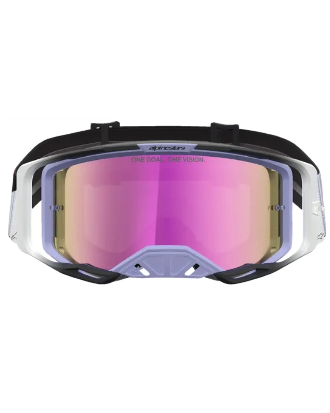 Мотокрос очила ALPINESTARS VISION 8 MAVEN LAV BLACK MIRROR-PINK