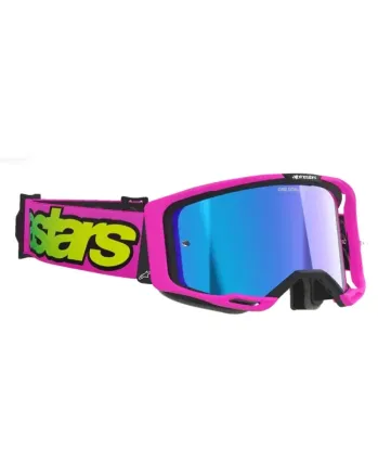 Мотокрос очила ALPINESTARS VISION 8 VISTA PINK/YELLOW MIRROR-BLUE
