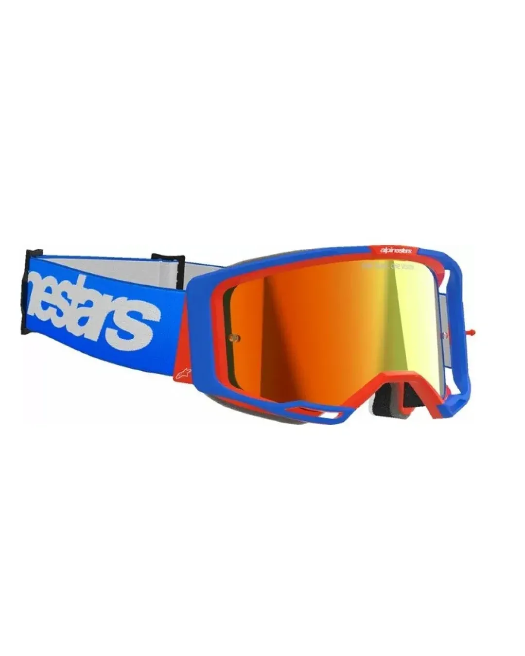 Мотокрос очила ALPINESTARS VISION 8 WORDMARK BL/ORG MIRROR-RED