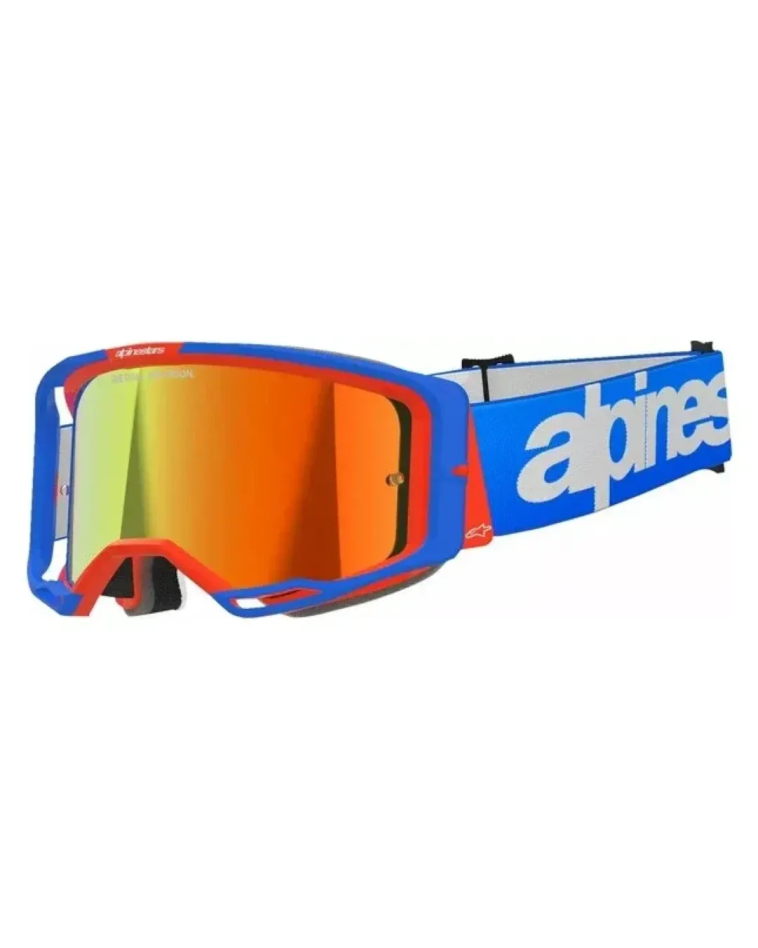 Мотокрос очила ALPINESTARS VISION 8 WORDMARK BL/ORG MIRROR-RED