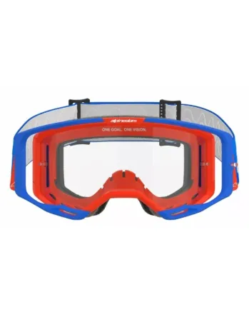 Мотокрос очила ALPINESTARS VISION 8 WORDMARK BLUE/OR CLEAR