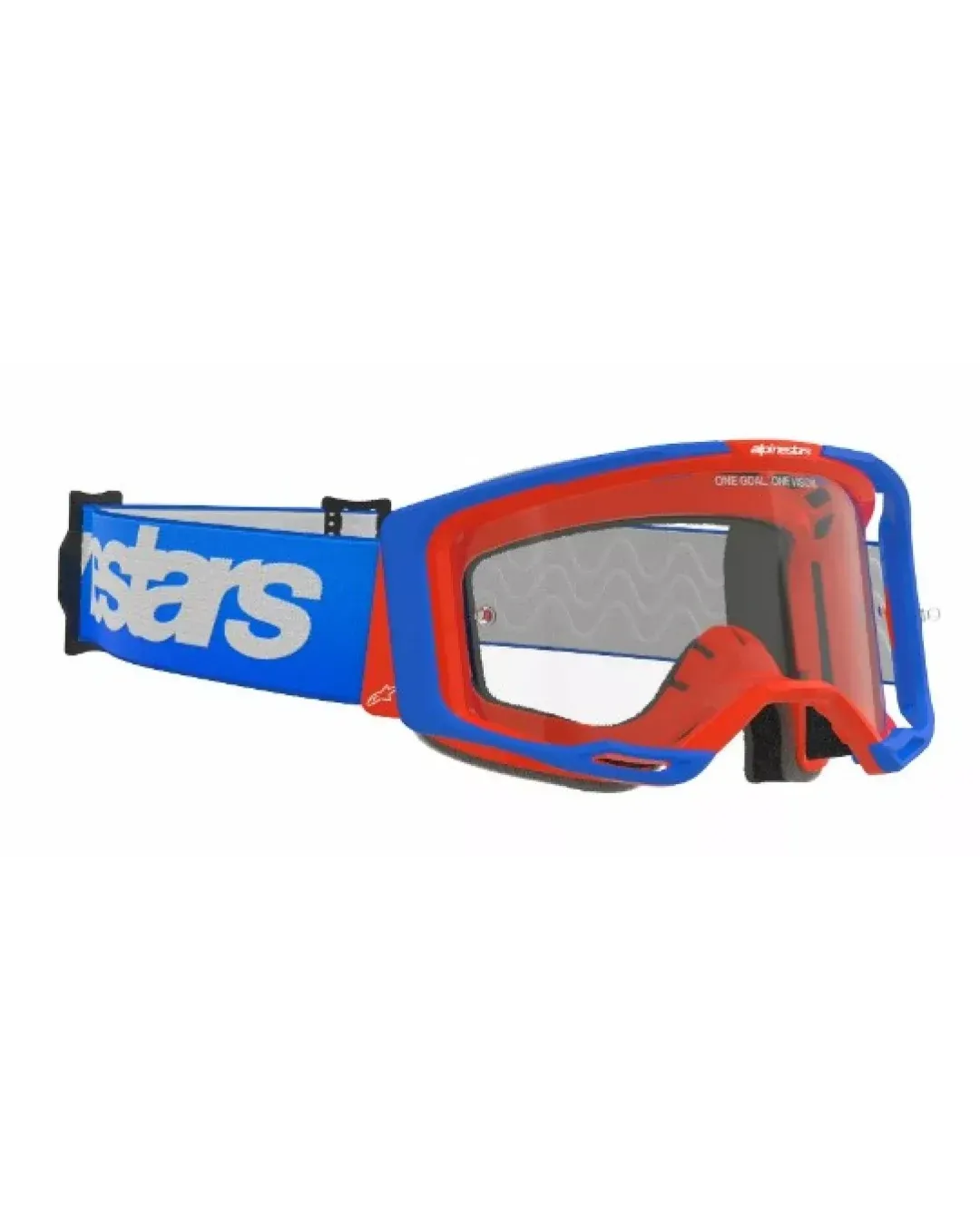 Мотокрос очила ALPINESTARS VISION 8 WORDMARK BLUE/OR CLEAR