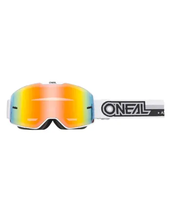 Мотокрос очила B-20 PROXY WHITE/BLACK - RADIUM RED