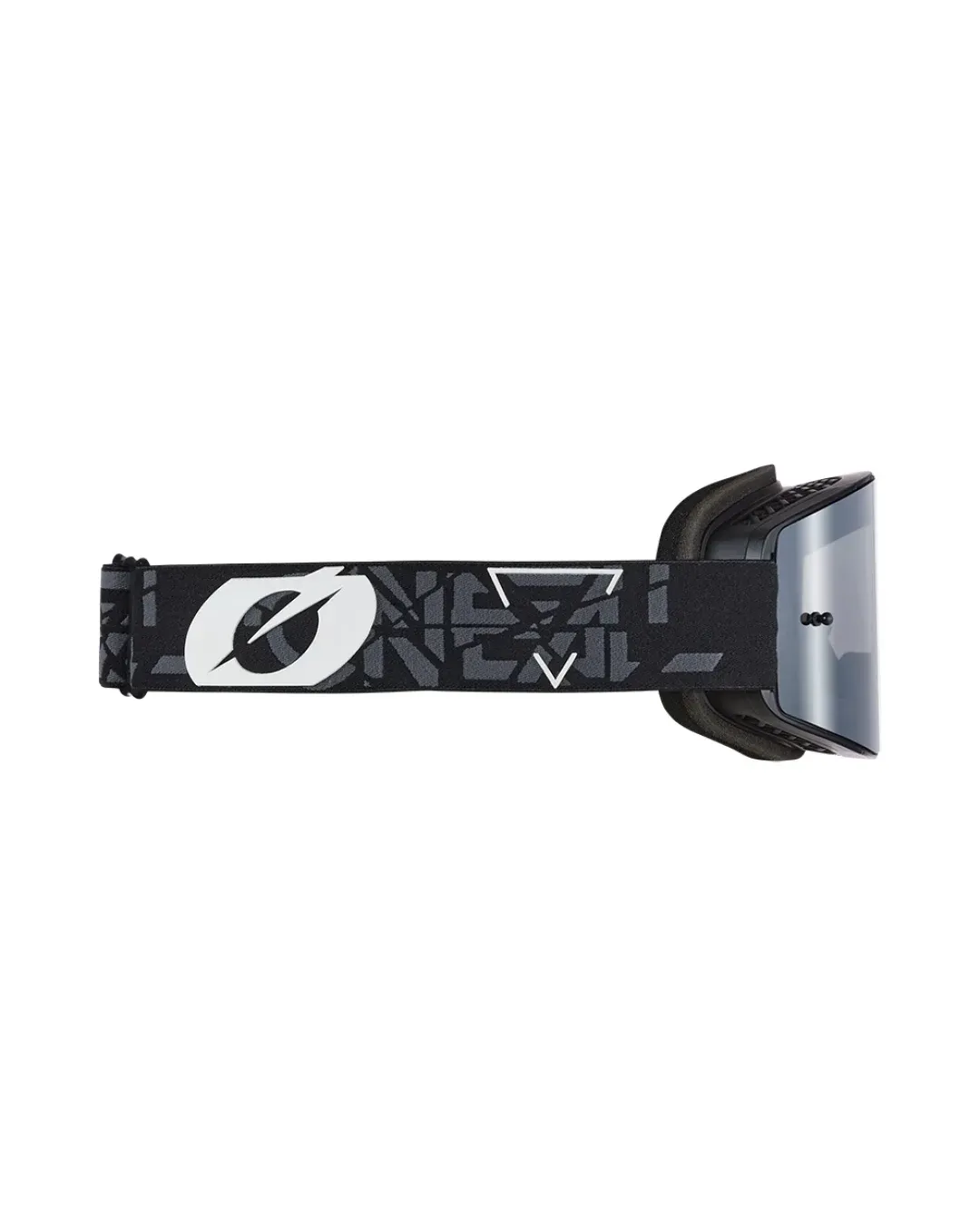 Мотокрос очила B-20 STRAIN V.22 BLACK/WHITE-SILVER MIRROR