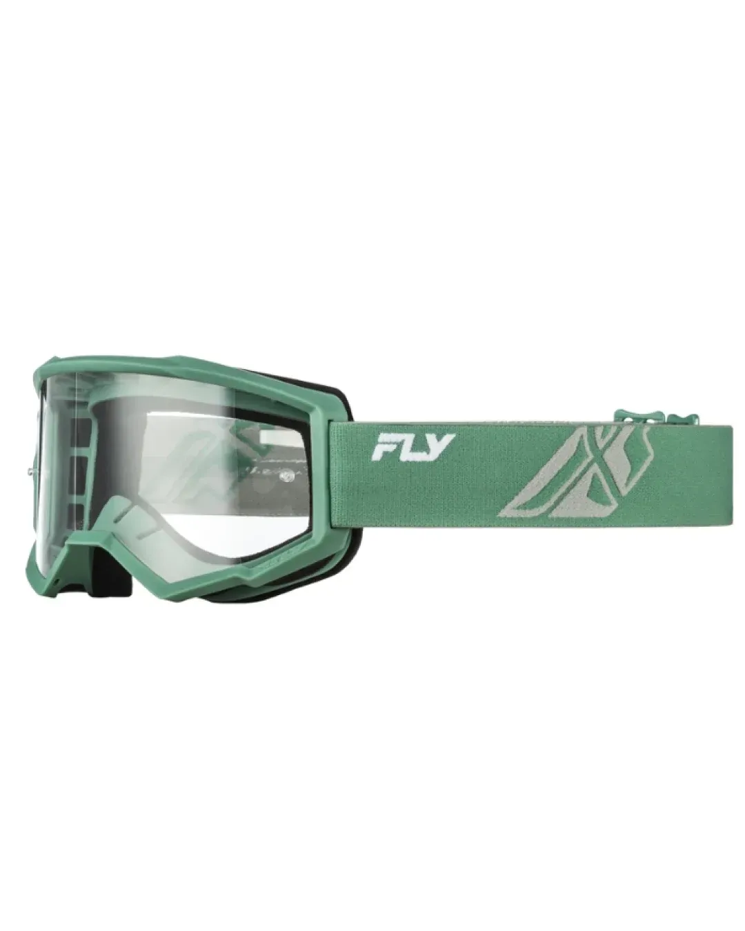 Мотокрос очила FLY RACING Focus Goggle Olive/Grey - Clear Lens