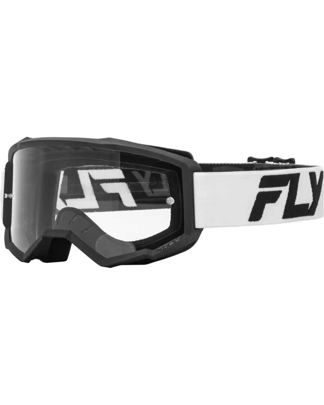 Мотокрос очила FLY RACING Focus Goggle White - Clear Lens
