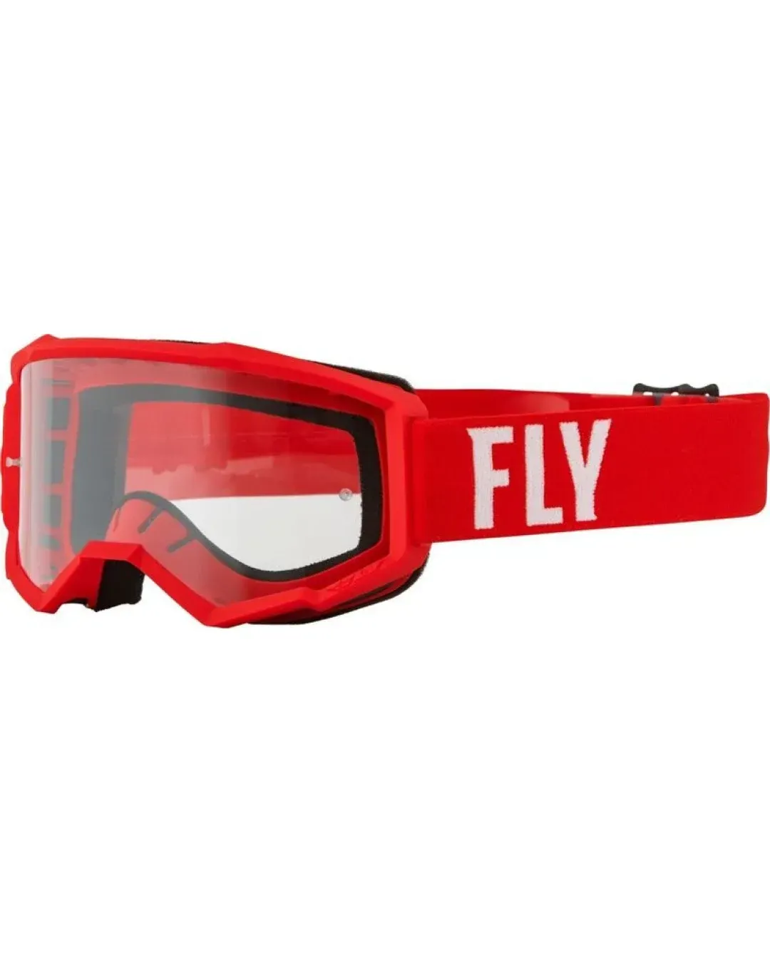 Мотокрос очила FLY RACING Focus Red/White - Clear Lens