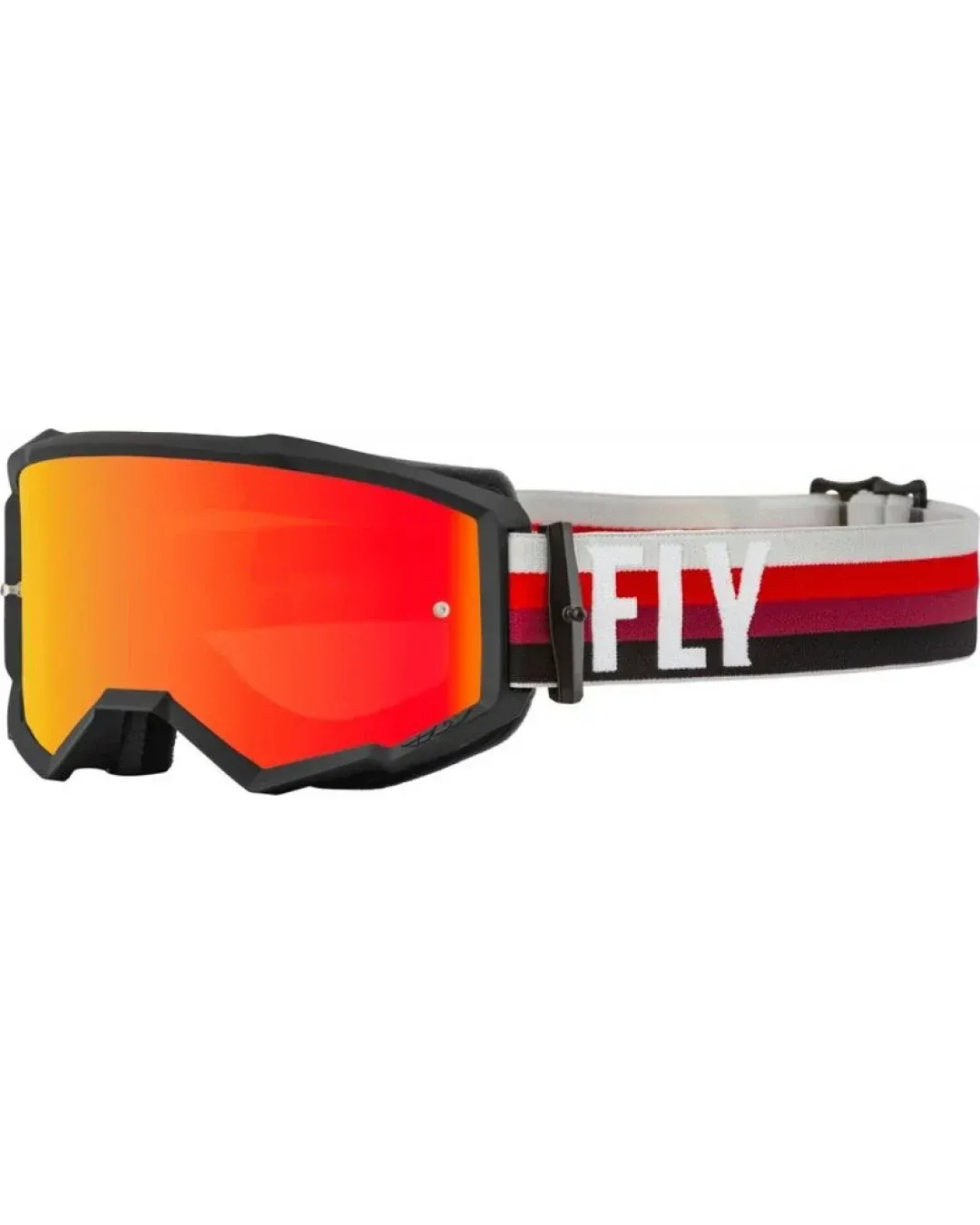 Мотокрос очила FLY RACING Zone Black/Red - Red Mirror/Amber Lens