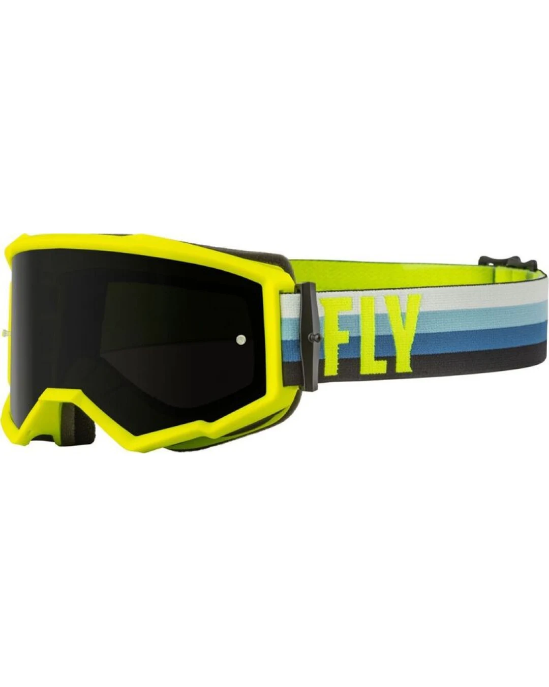 Мотокрос очила FLY RACING Zone Hi-Vis/Teal - Dark Smoke Lens