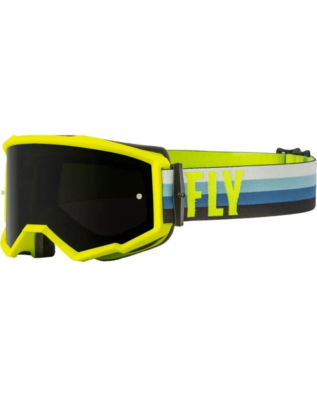 Мотокрос очила FLY RACING Zone Hi-Vis/Teal - Dark Smoke Lens