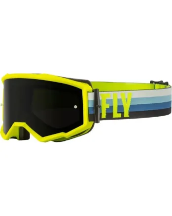 Мотокрос очила FLY RACING Zone Hi-Vis/Teal - Dark Smoke Lens