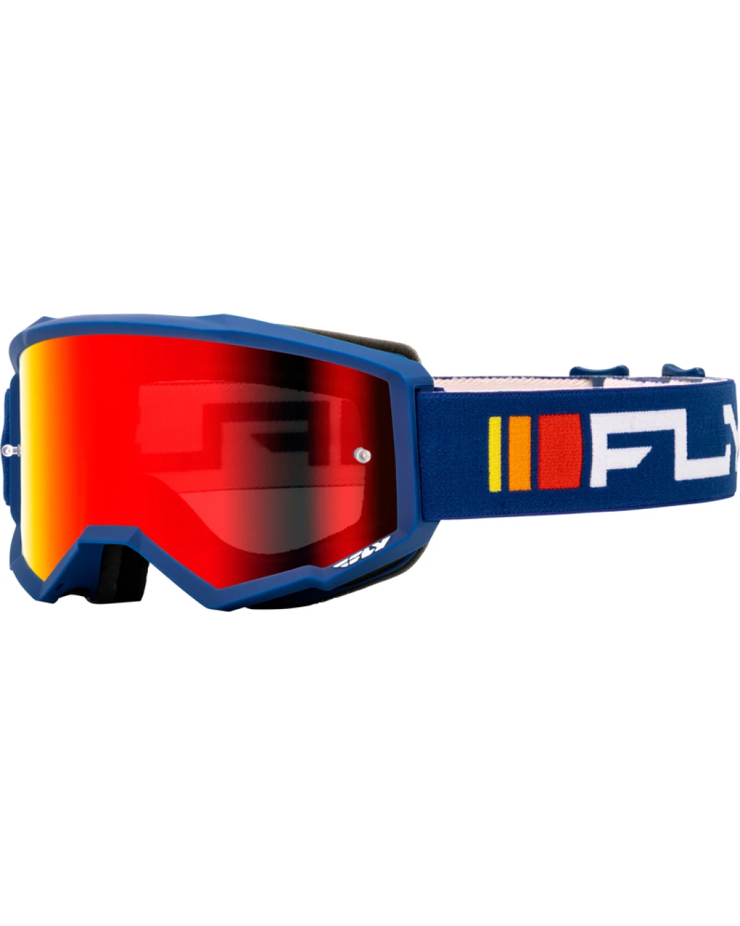 Мотокрос очила FLY RACING Zone Navy/White - Red/Smoke Lens
