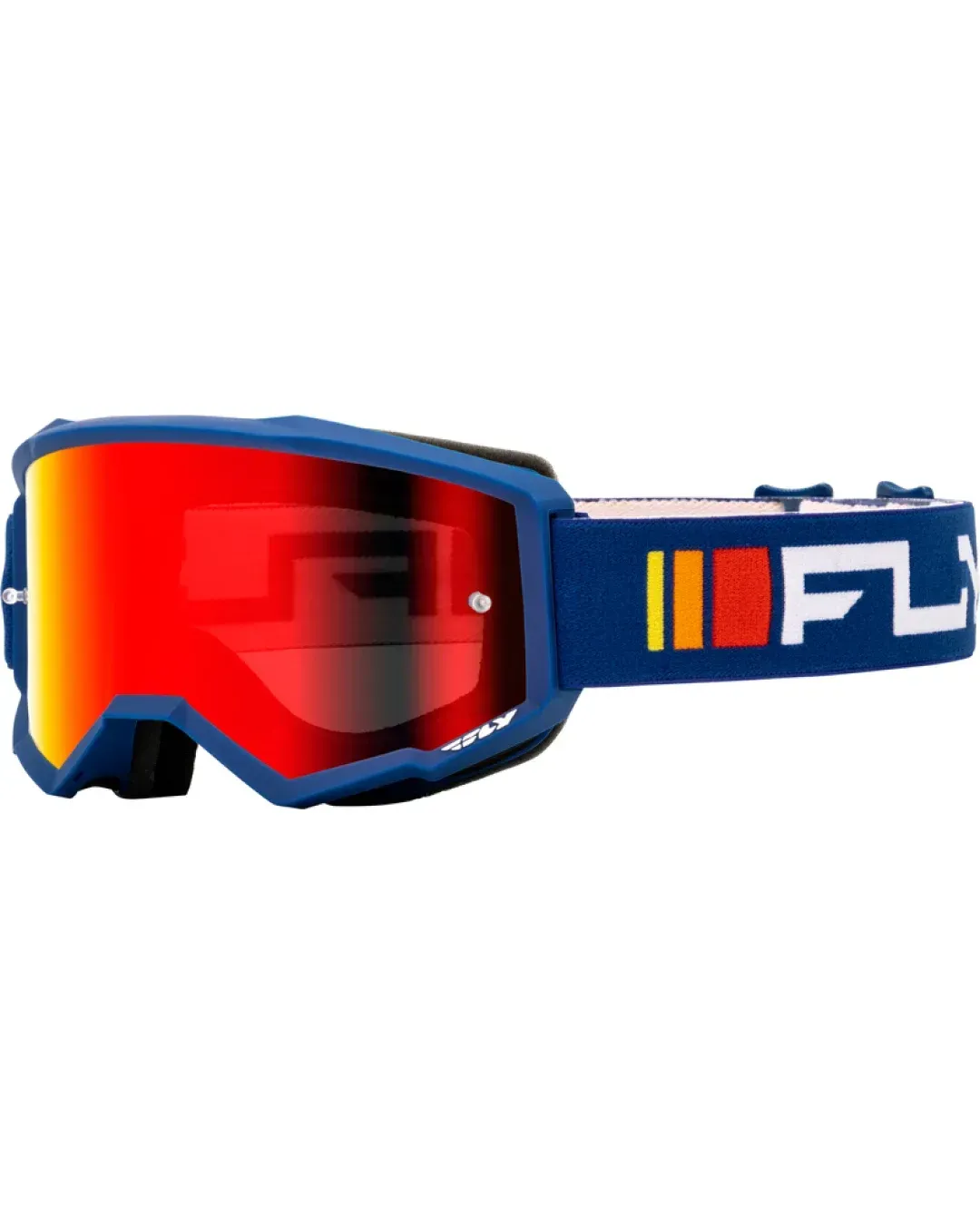 Мотокрос очила FLY RACING Zone Navy/White - Red/Smoke Lens