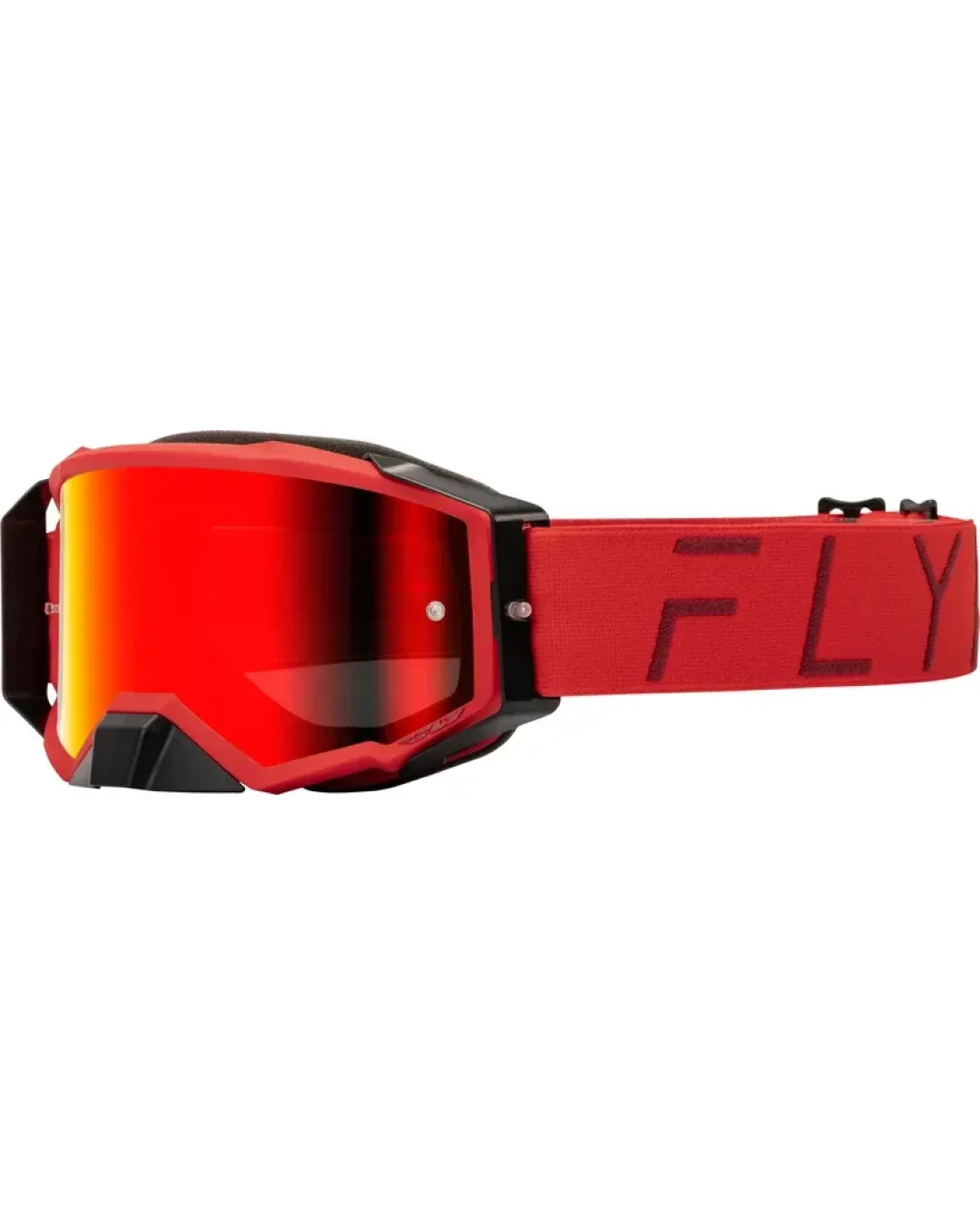 Мотокрос очила FLY RACING Zone Pro Black/Grey - Red/Smoke Lens