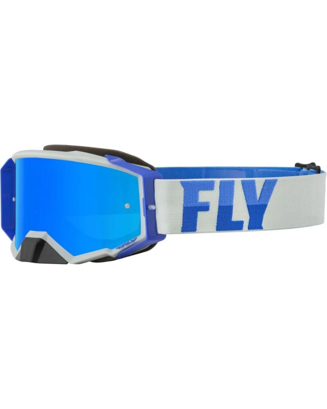 Мотокрос очила FLY RACING Zone Pro Grey/Blue - Sky Blue Mirror/Smoke Lens