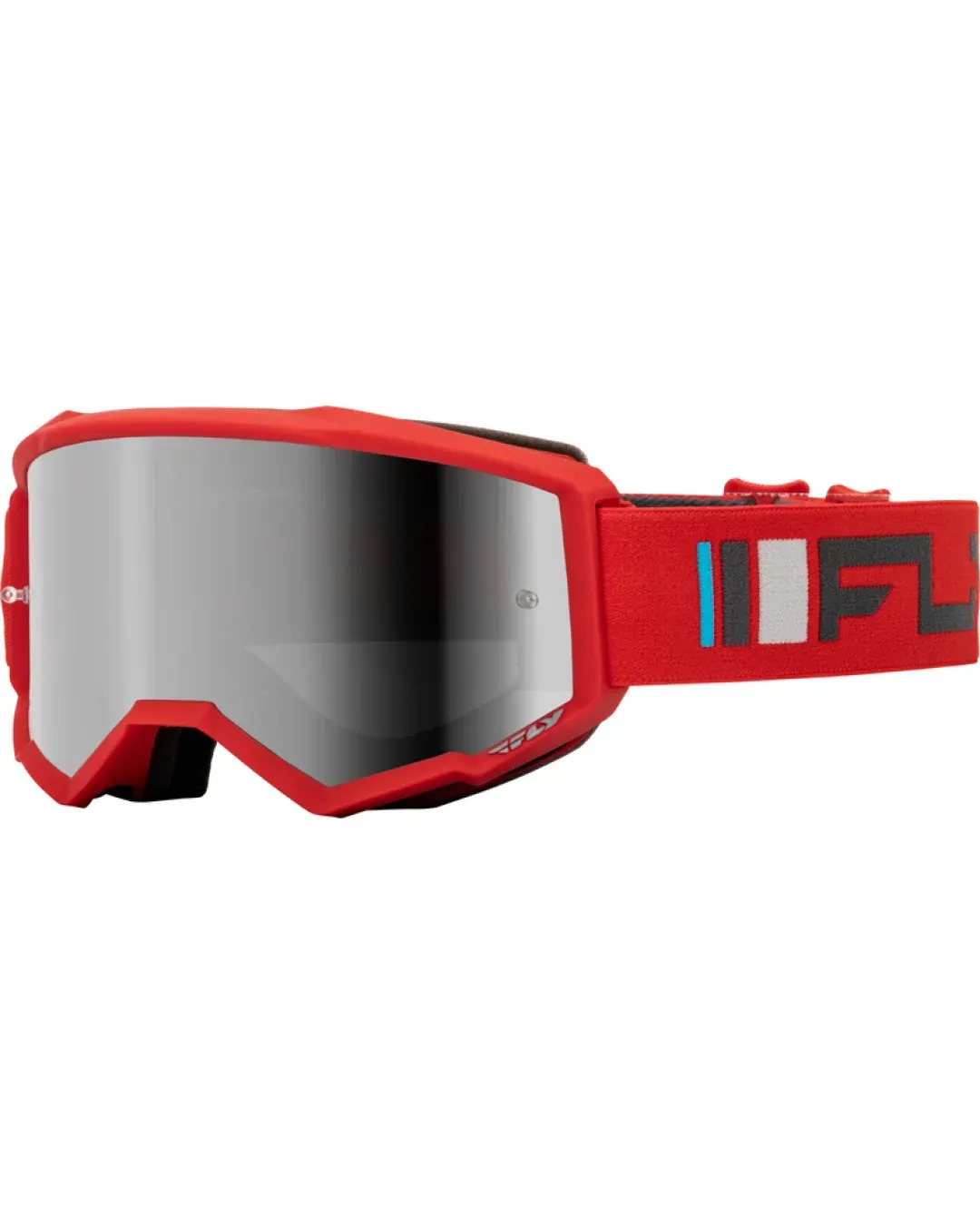 Мотокрос очила FLY RACING Zone Red/Charcoal - Silver/Smoke Lens