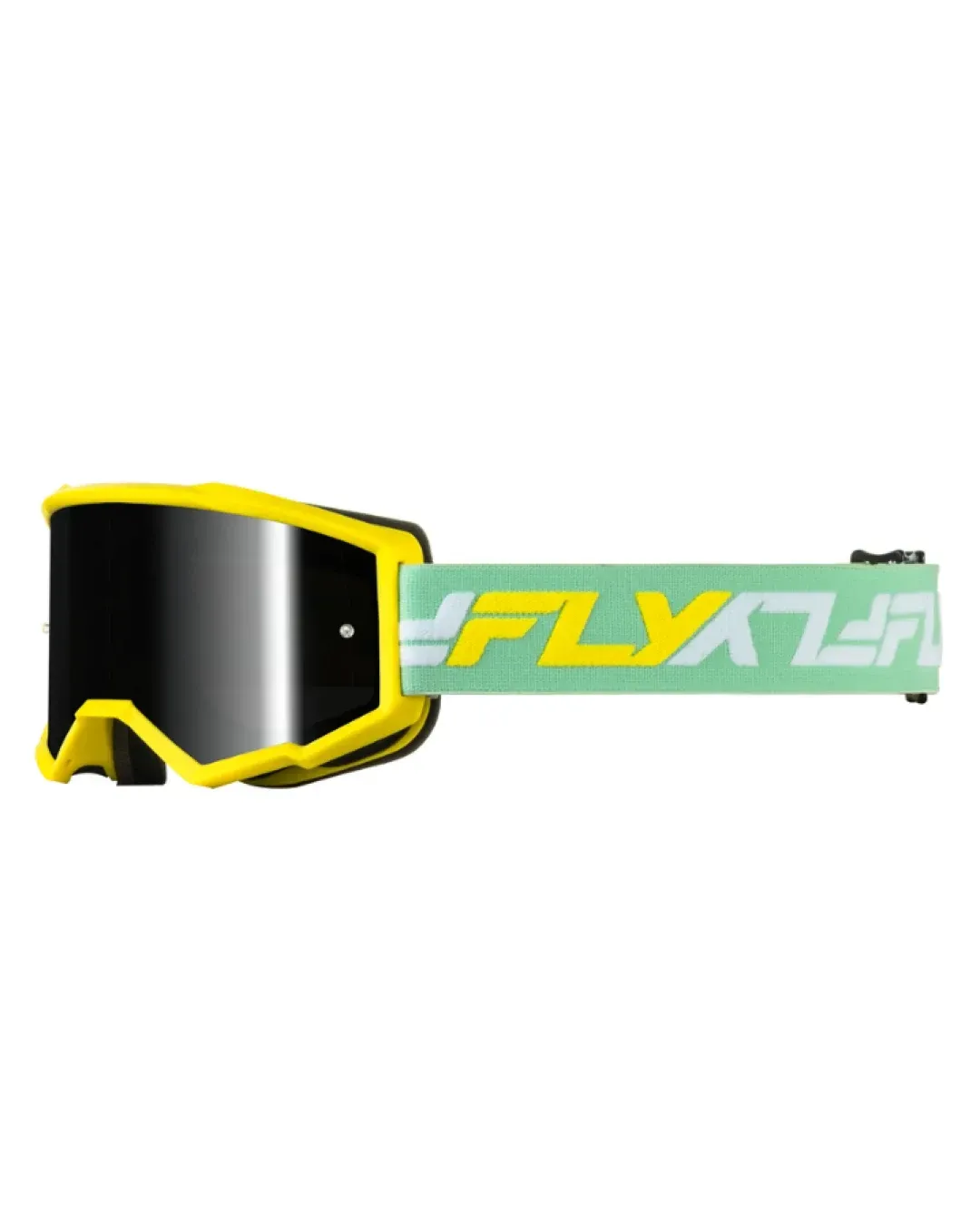 Мотокрос очила FLY RACING Zone Yellow/Green/Black - Mirror/Smoke Lens
