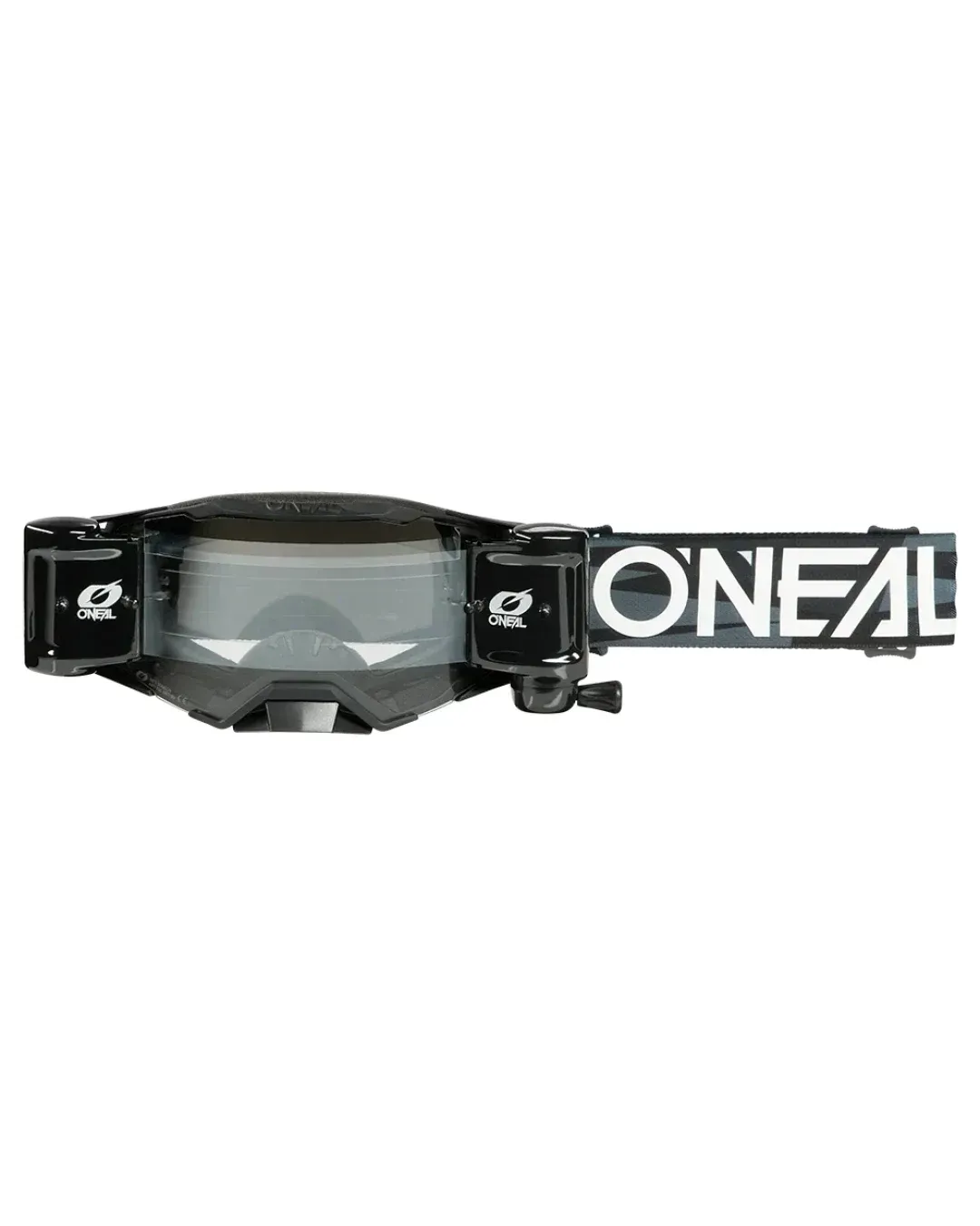 Мотокрос очила O`NEAL B-33 ROLL OFF ICTUS BLACK/WHITE - CLEAR
