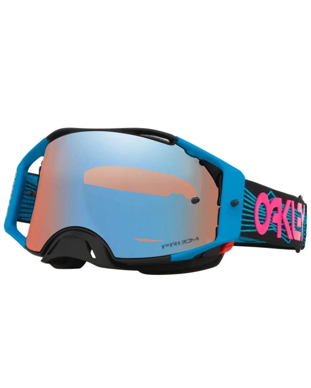 Мотокрос очила Oakley gogles Airbrake MX Blue Wired Prizm Sapphire