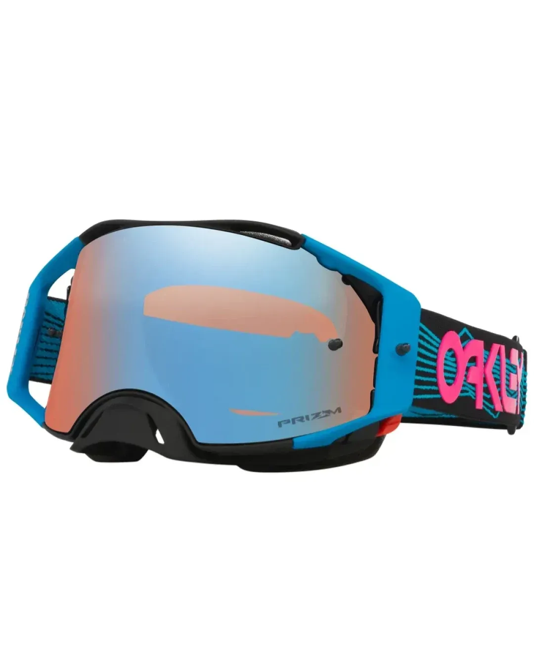 Мотокрос очила Oakley gogles Airbrake MX Blue Wired Prizm Sapphire