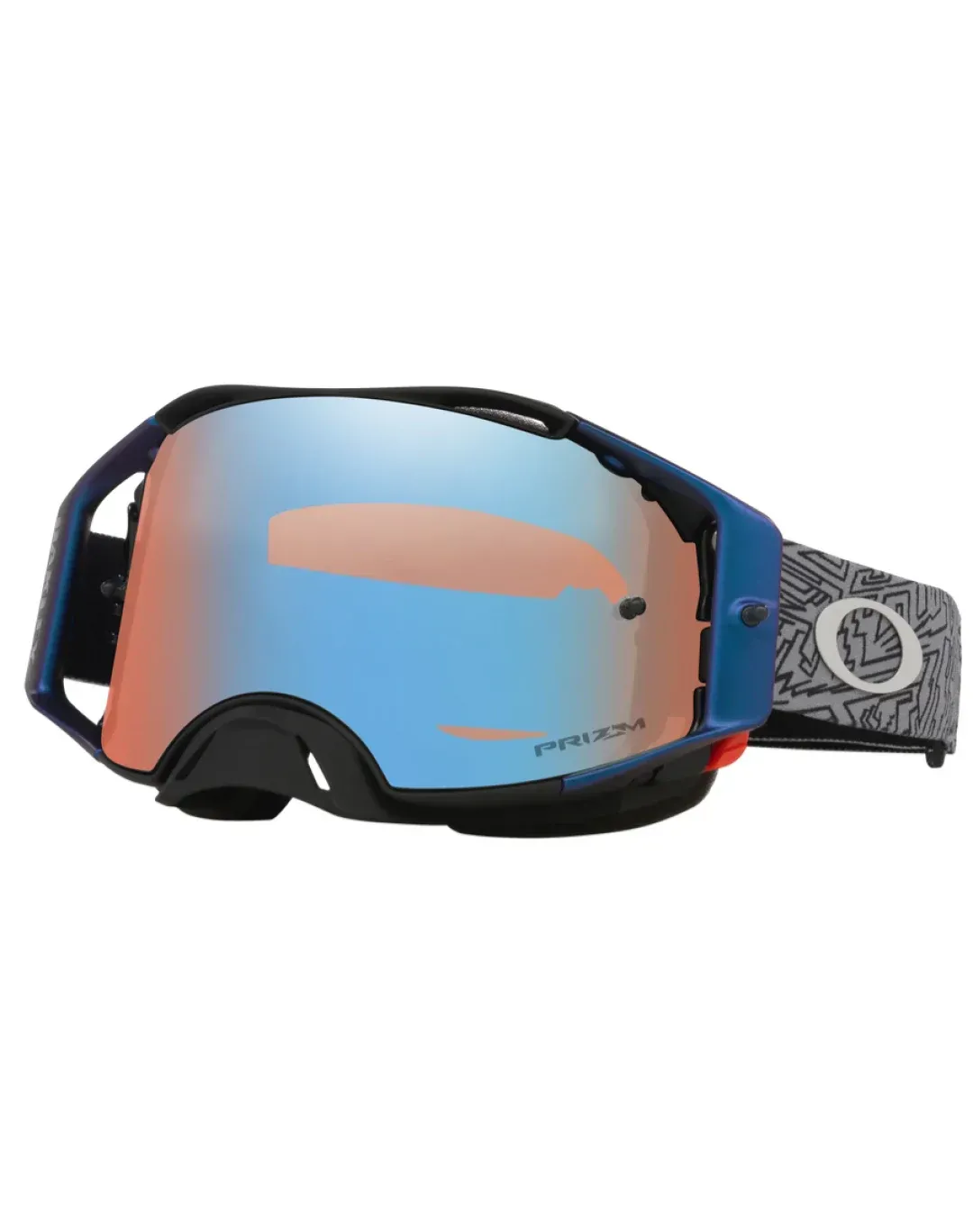 Мотокрос очила Oakley gogles Airbrake MX Grey Strike Prizm Sapphire