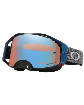 Мотокрос очила Oakley gogles Airbrake MX Grey Strike Prizm Sapphire