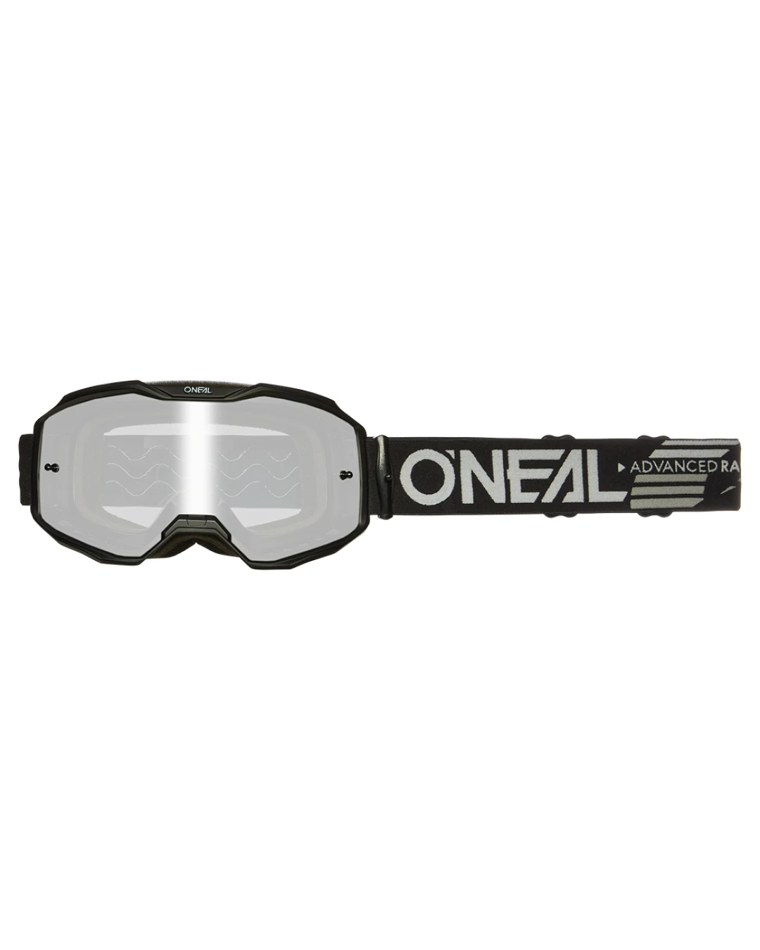 Мотокрос очила O'NEAL B-10 SOLID BLACK - SILVER MIRROR V.24