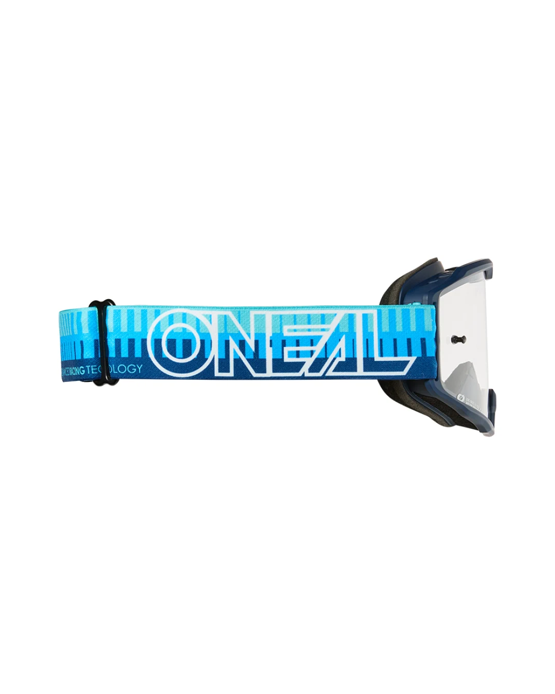 Мотокрос очила O'NEAL B-10 STRIPED BLUE/BLUE - CLEAR V.26