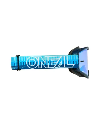 Мотокрос очила O'NEAL B-10 STRIPED BLUE/BLUE - RADIUM BLUE V.26
