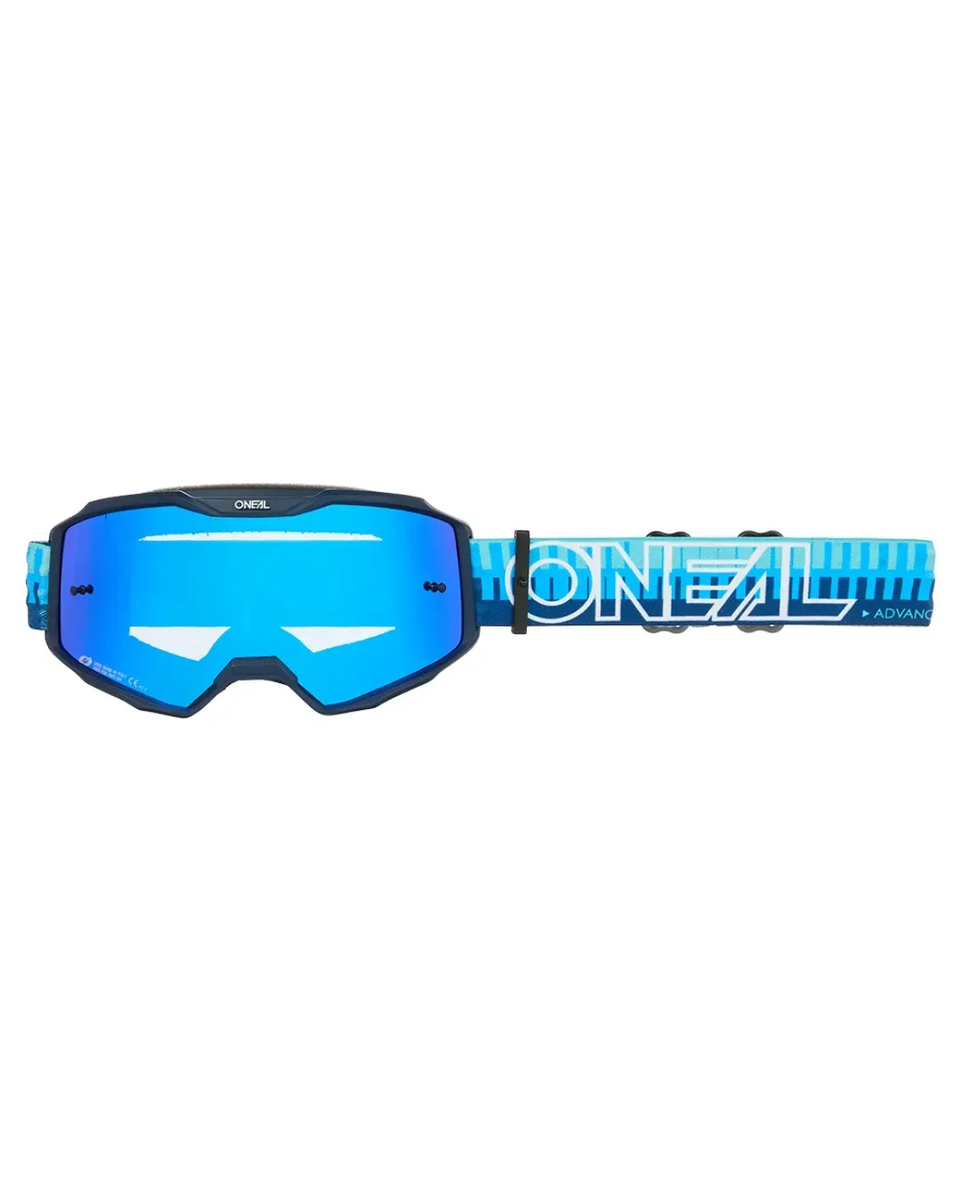 Мотокрос очила O'NEAL B-10 STRIPED BLUE/BLUE - RADIUM BLUE V.26